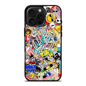 VW STICKER BOMB iPhone 16 Pro Max Case Cover VW STICKER BOMB iPhone 16 Pro Max Case Cover