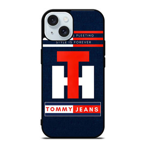 TOMMY HILFIGER JEANS TH LOGO STYLE IS FOREVER iPhone 15 Case Cover TOMMY HILFIGER JEANS TH LOGO STYLE IS FOREVER iPhone 15 Case Cover