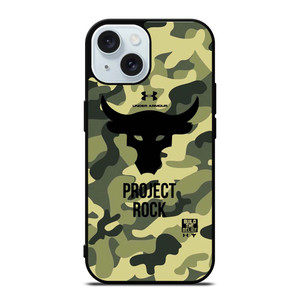 UNDER ARMOUR LOGO PROJECT ROCK CAMO iPhone 15 Case Cover UNDER ARMOUR LOGO PROJECT ROCK CAMO iPhone 15 Case Cover