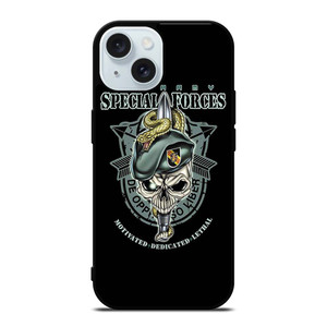 US ARMY SPECIAL FORCES LOGO SKULL iPhone 15 Case Cover US ARMY SPECIAL FORCES LOGO SKULL iPhone 15 Case Cover