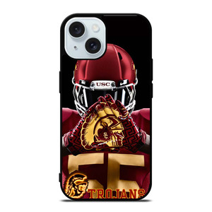 USC TROJANS FOOTBALL iPhone 15 Case Cover USC TROJANS FOOTBALL iPhone 15 Case Cover