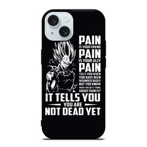 VEGETA QUOTE DRAGON BALL 2 iPhone 15 Case Cover VEGETA QUOTE DRAGON BALL 2 iPhone 15 Case Cover