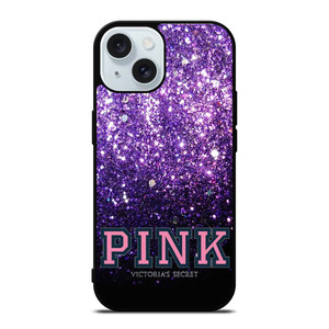 VICTORIA'S SECRET PINK PURPLE iPhone 15 Case Cover VICTORIA'S SECRET PINK PURPLE iPhone 15 Case Cover