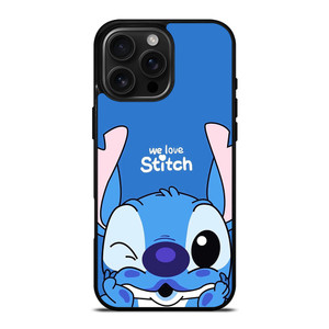 WE LOVE STITCH AND LILO CARTOON iPhone 16 Pro Max Case Cover WE LOVE STITCH AND LILO CARTOON iPhone 16 Pro Max Case Cover