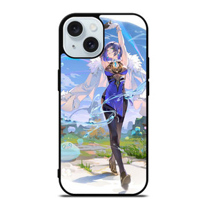 YELAN GENSHIN IMPACT GAME iPhone 15 Case Cover YELAN GENSHIN IMPACT GAME iPhone 15 Case Cover