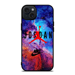 AIR JORDAN NIKE LOGO NEBULA iPhone 15 Plus Case Cover AIR JORDAN NIKE LOGO NEBULA iPhone 15 Plus Case Cover