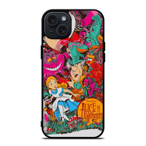 ALICE IN WONDERLAND AND FRIENDS iPhone 15 Plus Case Cover