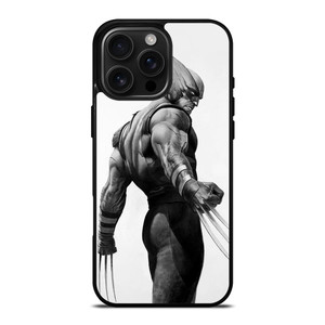 WOLVERINE X-MEN BLACK WHITE ART iPhone 16 Pro Max Case Cover WOLVERINE X-MEN BLACK WHITE ART iPhone 16 Pro Max Case Cover