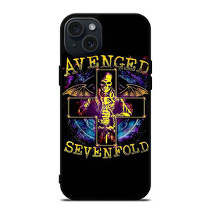 AVENGED SEVENFOLD BAND LOGO SKULL iPhone 15 Plus Case Cover
