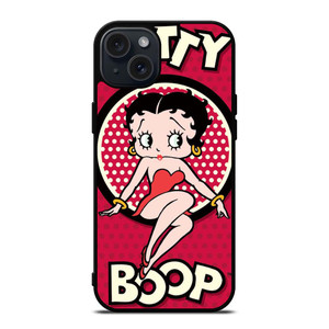 BETTY BOOP CARTOON POLKADOT iPhone 15 Plus Case Cover