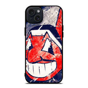 CLEVELAND INDIANS ART iPhone 15 Plus Case Cover CLEVELAND INDIANS ART iPhone 15 Plus Case Cover