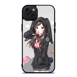 D.VA OVERWATCH BUNNY GUM iPhone 15 Plus Case Cover D.VA OVERWATCH BUNNY GUM iPhone 15 Plus Case Cover