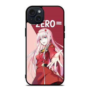 DARLING IN THE FRANXX ANIME ZERO TWO iPhone 15 Plus Case Cover DARLING IN THE FRANXX ANIME ZERO TWO iPhone 15 Plus Case Cover