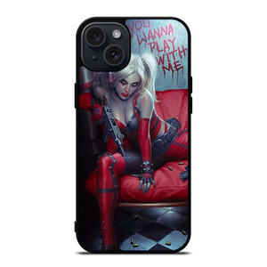 HARLEY QUINN BATMAN iPhone 15 Plus Case Cover HARLEY QUINN BATMAN iPhone 15 Plus Case Cover