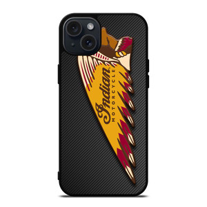 INDIAN MOTOR CYCLE CARBON LOGO iPhone 15 Plus Case Cover INDIAN MOTOR CYCLE CARBON LOGO iPhone 15 Plus Case Cover