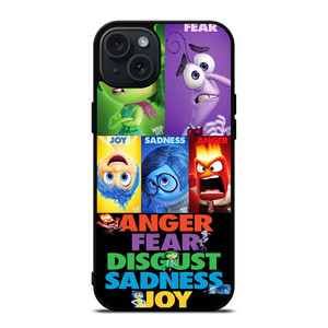 INSIDE OUT ALL CHARACTER Disney iPhone 15 Plus Case Cover INSIDE OUT ALL CHARACTER Disney iPhone 15 Plus Case Cover