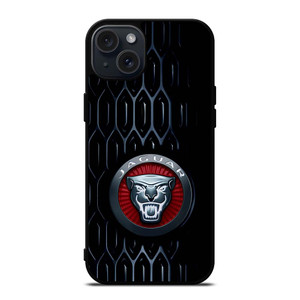 JAGUAR METAL EMBLEM iPhone 15 Plus Case Cover JAGUAR METAL EMBLEM iPhone 15 Plus Case Cover