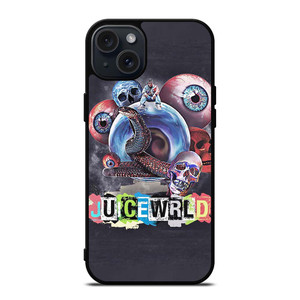 JUICE WRLD 999 SKULL EYES iPhone 15 Plus Case Cover JUICE WRLD 999 SKULL EYES iPhone 15 Plus Case Cover