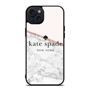 KATE SPADE NEW YORK LOGO MARBLE ICON iPhone 15 Plus Case Cover