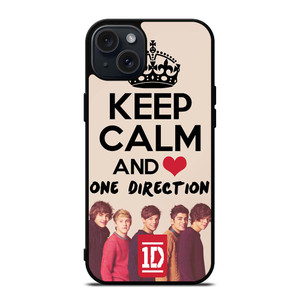 KEEP CALM AND LOVE ONE DIRECTION iPhone 15 Plus Case Cover KEEP CALM AND LOVE ONE DIRECTION iPhone 15 Plus Case Cover