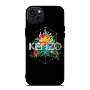 KENZO PARIS FLORAL iPhone 15 Plus Case Cover