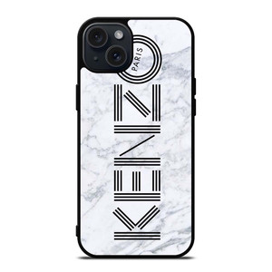 KENZO PARIS MARBLE LOGO iPhone 15 Plus Case Cover