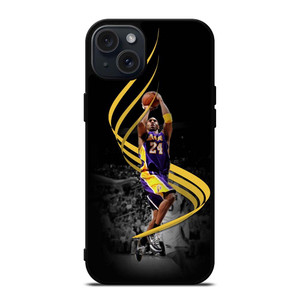 KOBE BRYANT LAKERS JUMP iPhone 15 Plus Case Cover KOBE BRYANT LAKERS JUMP iPhone 15 Plus Case Cover