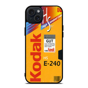 KODAK VIDEO CASSETTE RETRO iPhone 15 Plus Case Cover KODAK VIDEO CASSETTE RETRO iPhone 15 Plus Case Cover