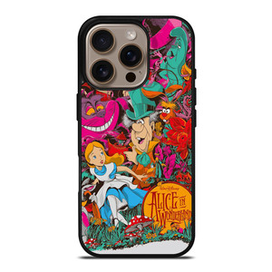 ALICE IN WONDERLAND AND FRIENDS iPhone 16 Pro Case Cover ALICE IN WONDERLAND AND FRIENDS iPhone 16 Pro Case Cover