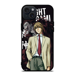 LIGHT YAGAMI AND RYUK DEATH NOTE iPhone 15 Plus Case Cover LIGHT YAGAMI AND RYUK DEATH NOTE iPhone 15 Plus Case Cover