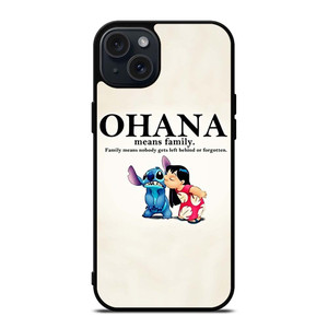 LILO AND STITCH OHANA FAMILY Disney iPhone 15 Plus Case Cover