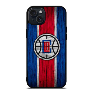 LOS ANGELES CLIPPERS WOOD LOGO iPhone 15 Plus Case Cover LOS ANGELES CLIPPERS WOOD LOGO iPhone 15 Plus Case Cover
