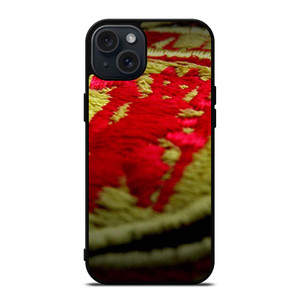 MANCHESTER UNITED EMBOIDERED LOGO iPhone 15 Plus Case Cover
