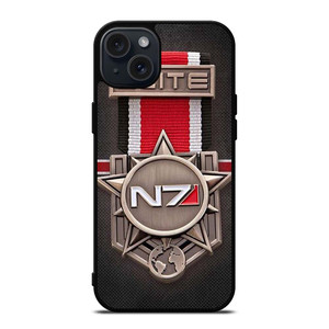 MASS EFFECT N7 MEDAL ELITE iPhone 15 Plus Case Cover MASS EFFECT N7 MEDAL ELITE iPhone 15 Plus Case Cover