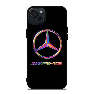 MERCEDEZ BENS LOGO RAINBOW iPhone 15 Plus Case Cover