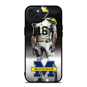 MICHIGAN WOLVERINES iPhone 15 Plus Case Cover