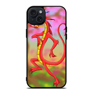 MUSHU DRAGON MULAN DISNEY iPhone 15 Plus Case Cover MUSHU DRAGON MULAN DISNEY iPhone 15 Plus Case Cover