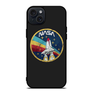 NASA RETRO CLASSIC LOGO iPhone 15 Plus Case Cover NASA RETRO CLASSIC LOGO iPhone 15 Plus Case Cover