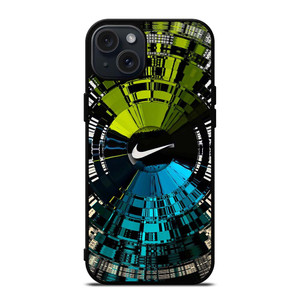 NIKE GLASS CIRCLE LOGO iPhone 15 Plus Case Cover
