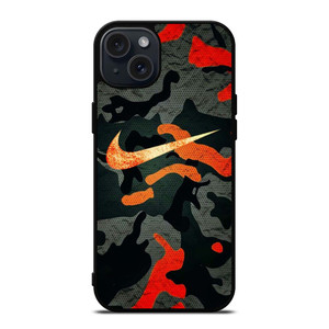 NIKE LOGO COLORFUL CAMO iPhone 15 Plus Case Cover NIKE LOGO COLORFUL CAMO iPhone 15 Plus Case Cover