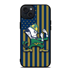 NOTRE DAME FIGHTING IRISH FLAG iPhone 15 Plus Case Cover