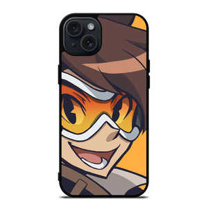 OVERWATCH TRACER CARTOON iPhone 15 Plus Case Cover