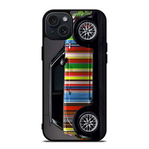 PAUL SMITH MINI COOPER STRIPE 2 iPhone 15 Plus Case Cover PAUL SMITH MINI COOPER STRIPE 2 iPhone 15 Plus Case Cover