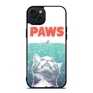 PAWS FUNNY JAWS CAT iPhone 15 Plus Case Cover PAWS FUNNY JAWS CAT iPhone 15 Plus Case Cover