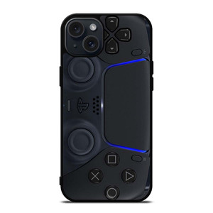 PS5 CONTROLLER PLAY STATION 5 DUAL SENSE BLACK iPhone 15 Plus Case Cover