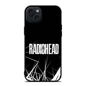RADIOHEAD ROCK BAND LOGO BLACK iPhone 15 Plus Case Cover RADIOHEAD ROCK BAND LOGO BLACK iPhone 15 Plus Case Cover
