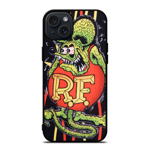 RAT FINK PINSTRIPE iPhone 15 Plus Case Cover RAT FINK PINSTRIPE iPhone 15 Plus Case Cover