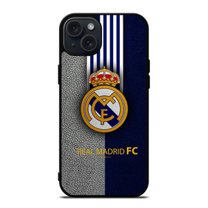 REAL MADRID FC LOGO iPhone 15 Plus Case Cover REAL MADRID FC LOGO iPhone 15 Plus Case Cover