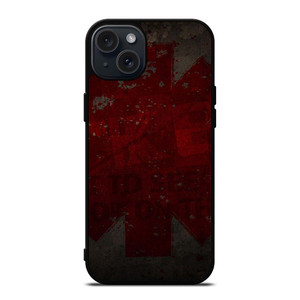 RED HOT CHILI PEPPERS LOGO iPhone 15 Plus Case Cover RED HOT CHILI PEPPERS LOGO iPhone 15 Plus Case Cover