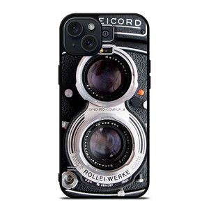 ROLLEIFLEX VINTAGE RECORDER iPhone 15 Plus Case Cover ROLLEIFLEX VINTAGE RECORDER iPhone 15 Plus Case Cover